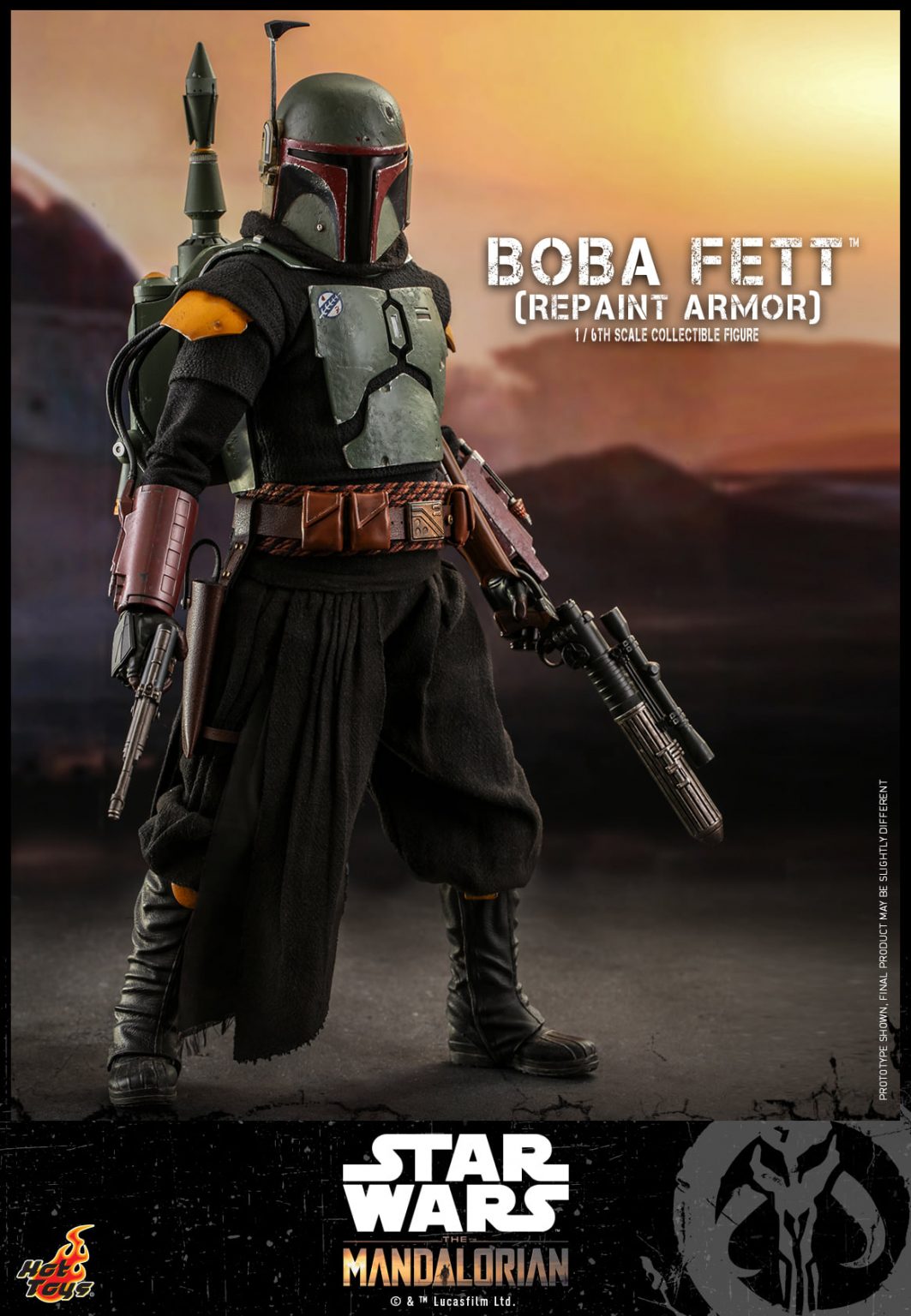 The Mandalorian Boba Fett (Repaint Armor) Kametoys