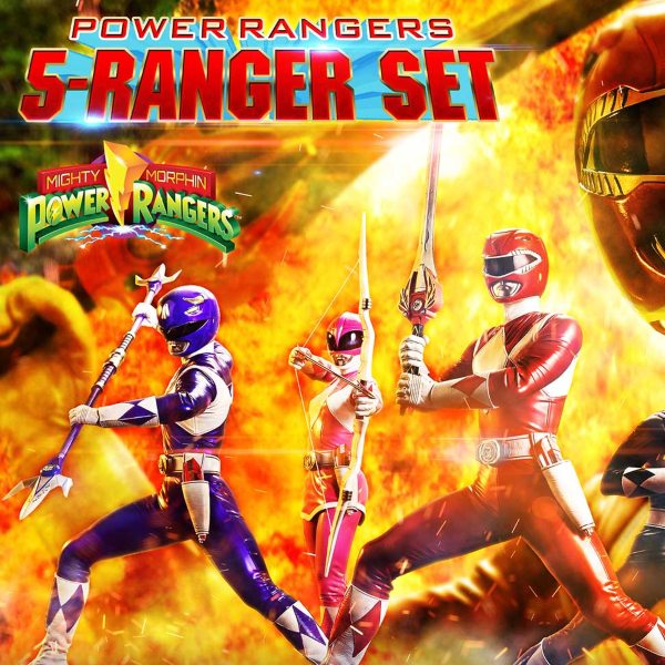 power_ranger_set Mighty Morphin Power Rangers Set - Imagen 1